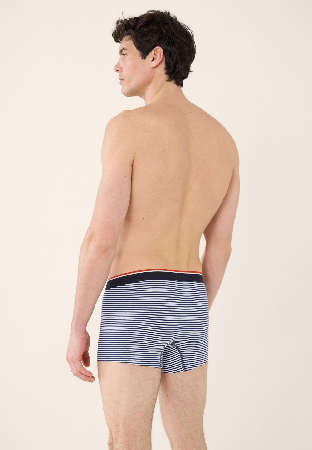 Le Slip Français Boxer En Coton Marius Marinière