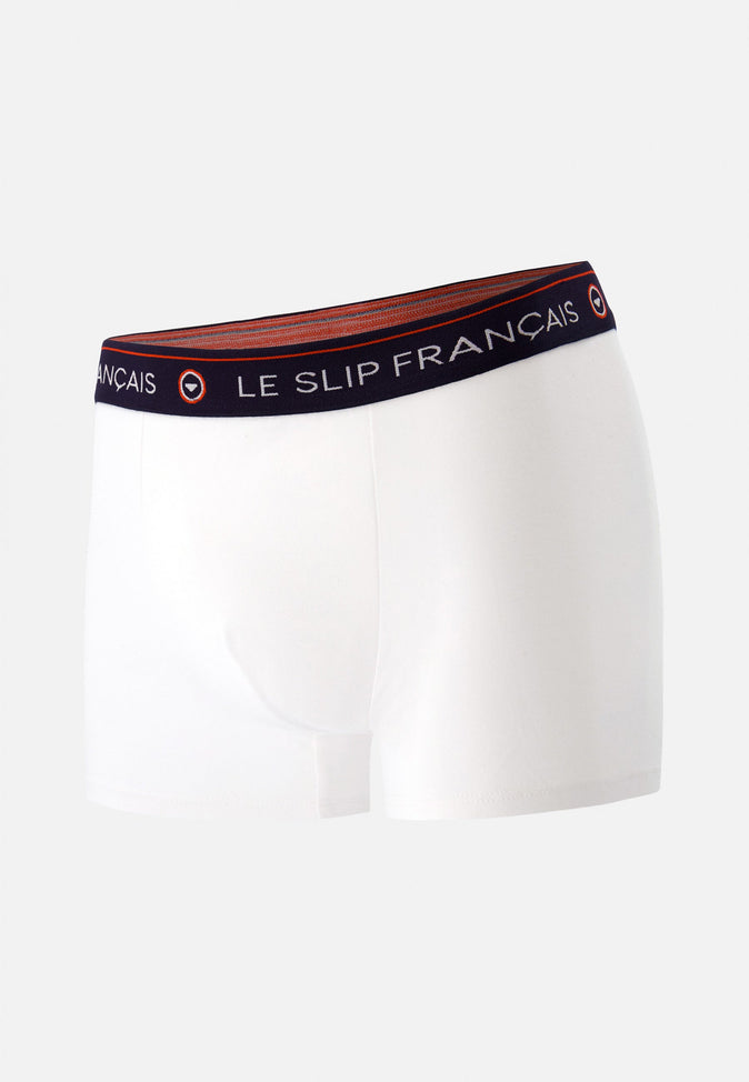 le slip français Boxer en coton Redoutable Blanc le slip français Boxer en coton Redoutable Blanc