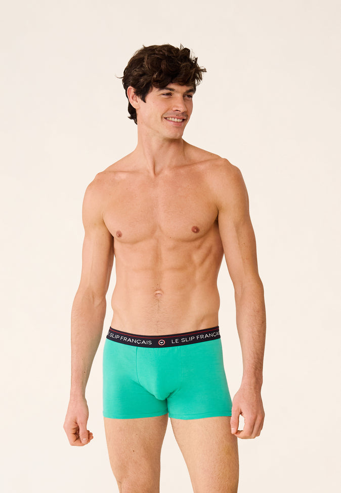 Le Slip Français Boxer En Coton Redoutable Mint