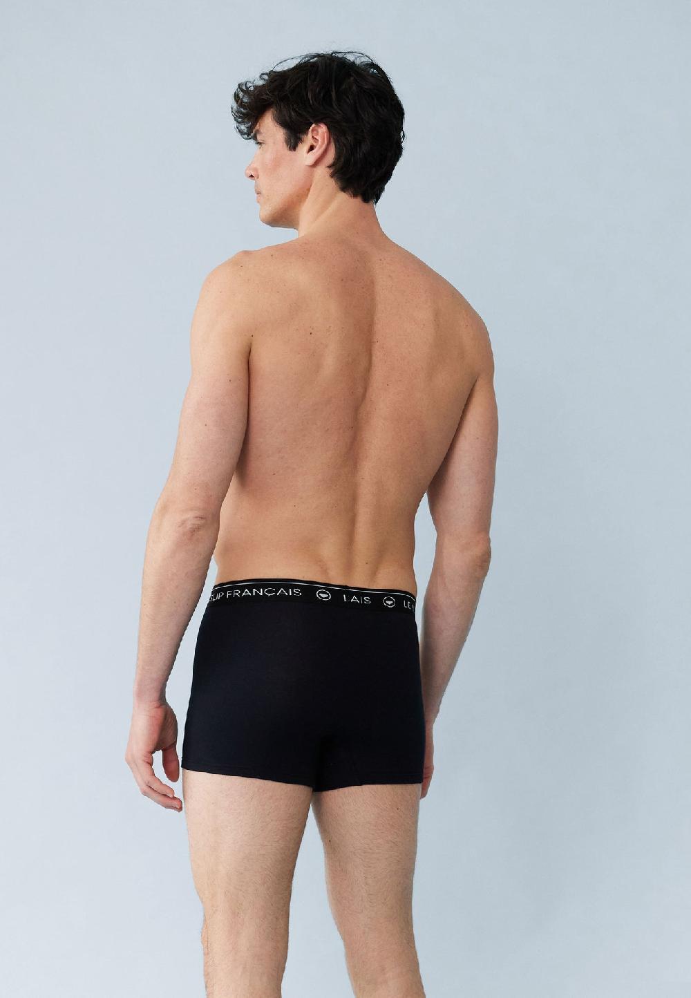 Le Slip Français Boxer En Coton Redoutable Noir