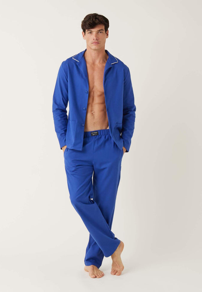 Le Slip Français Chemise En Coton Jim Bleu Garage