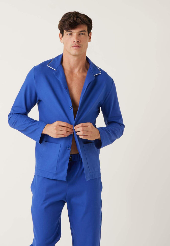 le slip français Chemise en coton Jim Bleu Garage le slip français Chemise en coton Jim Bleu Garage