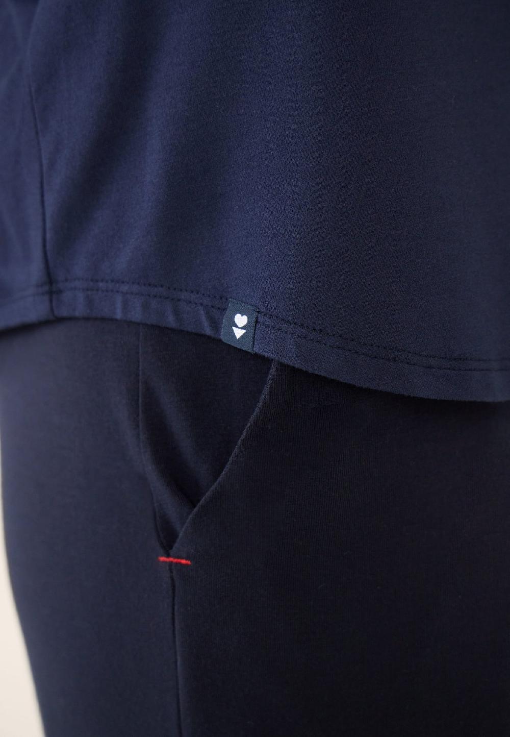 Le Slip Français Chemise En Viscose Azelle Marine