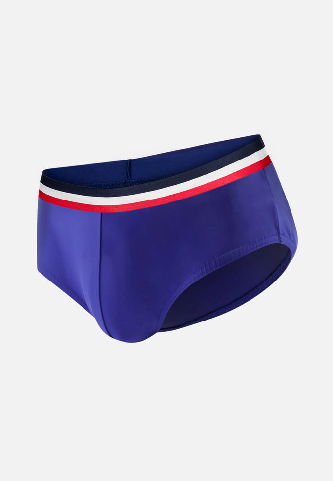 le slip français Slip de bain Tempête Indigo
