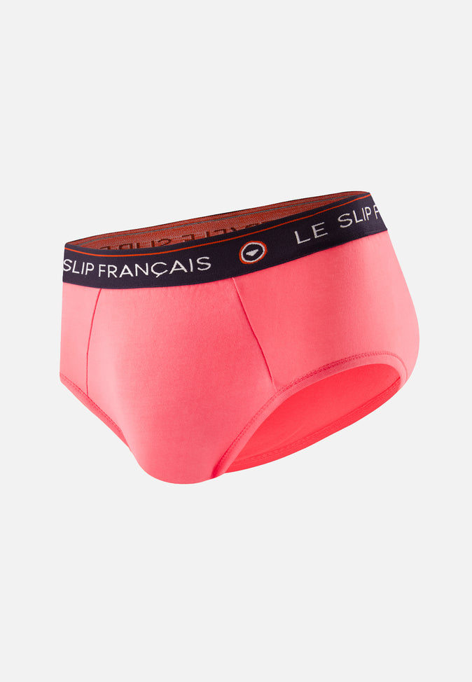 le slip français Slip en coton Intrépide Neon Pink