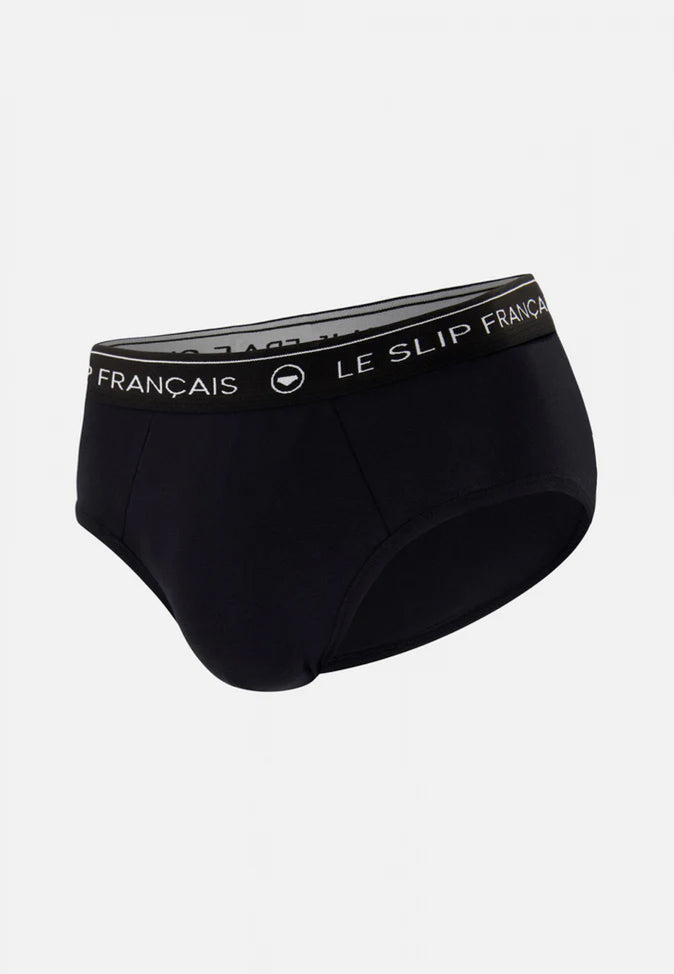 le slip français Slip en coton Intrépide Noir