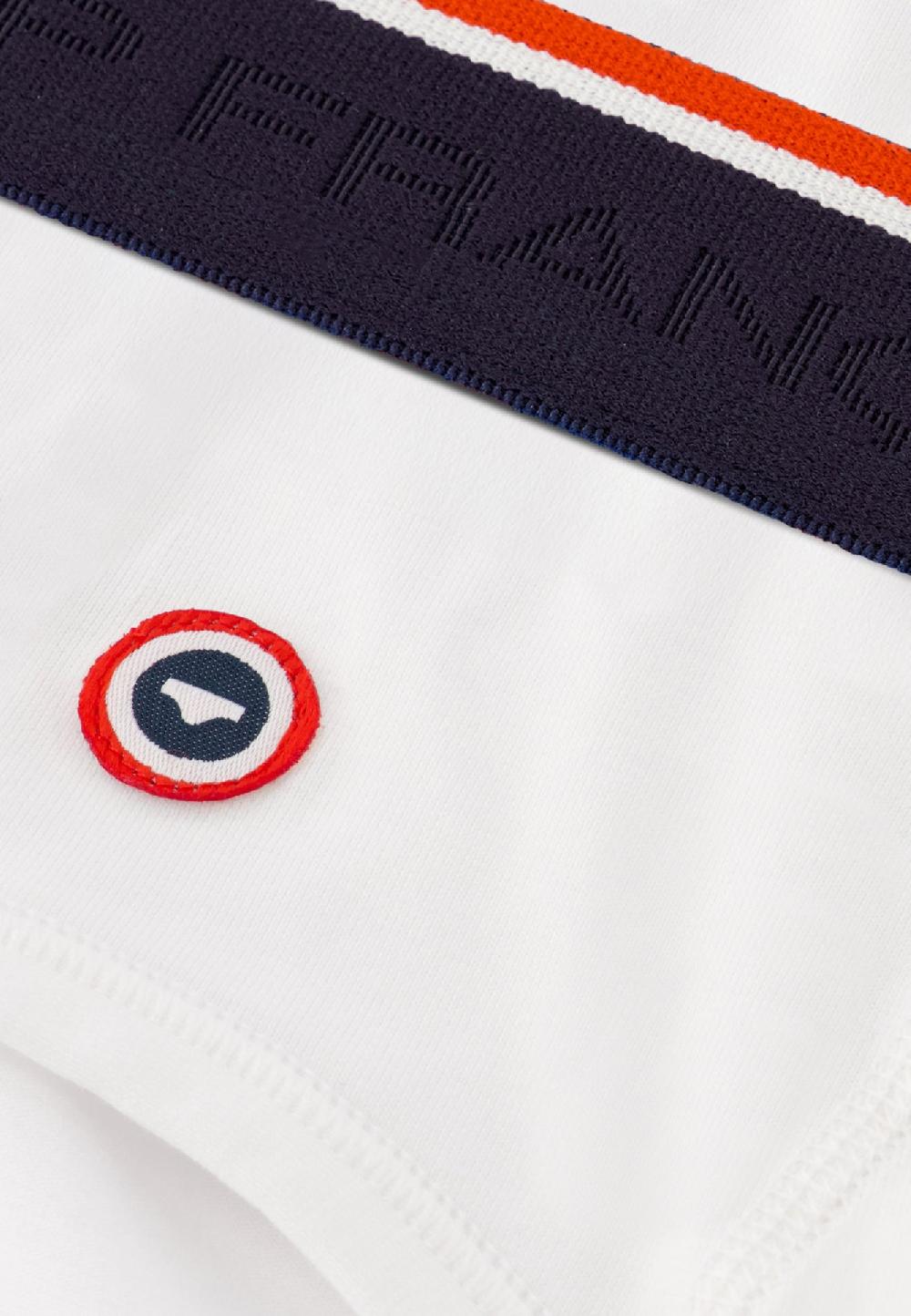 Le Slip Français Slip En Coton Terrible Blanc