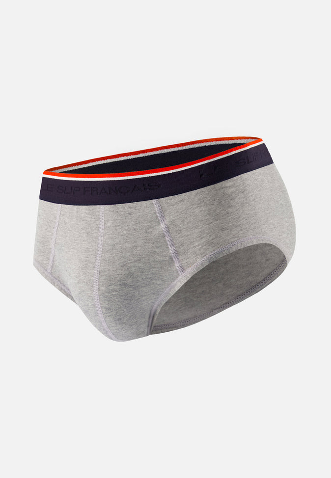 le slip français Slip en coton Terrible Gris Chiné le slip français Slip en coton Terrible Gris Chiné