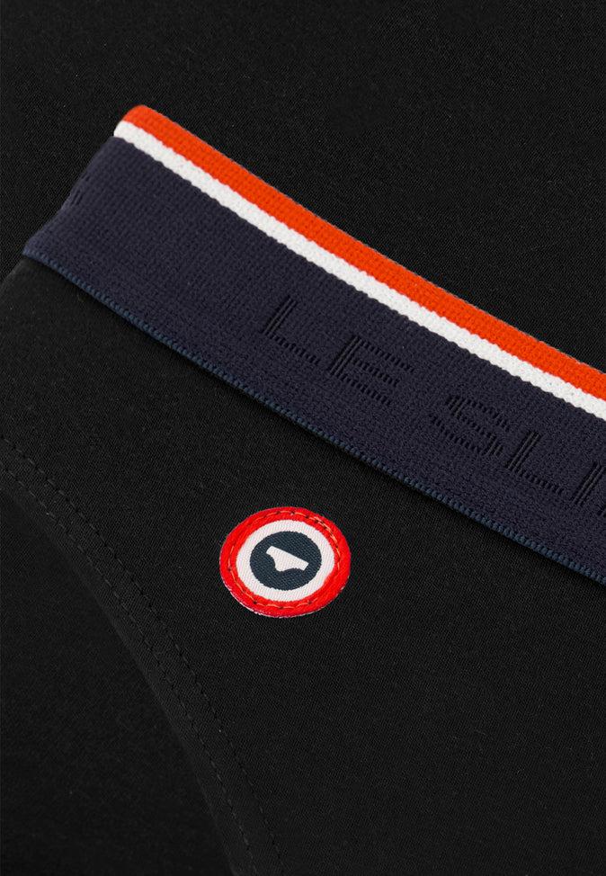Le Slip Français String En Coton Loïc Noir