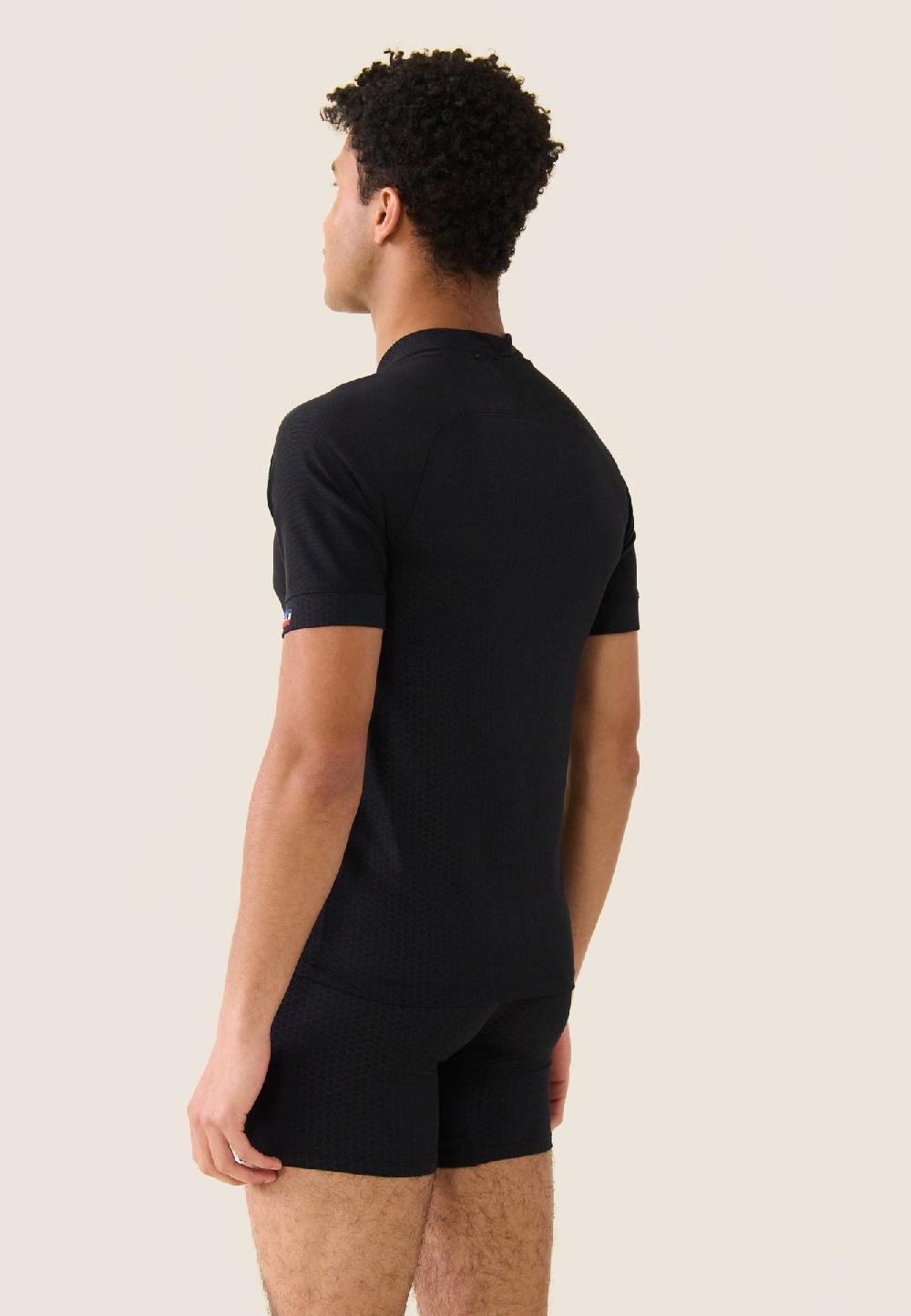 Le Slip Français T-shirt En Polyamide Tobias Noir