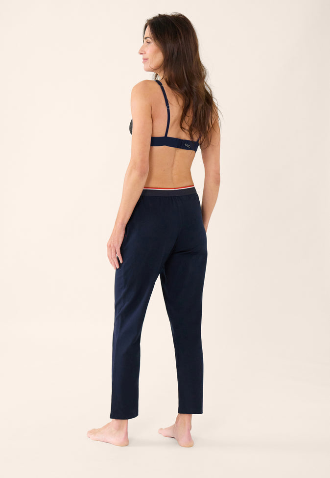 Le Slip Français Pantalon De Pyjama En Coton Chouchou Marine