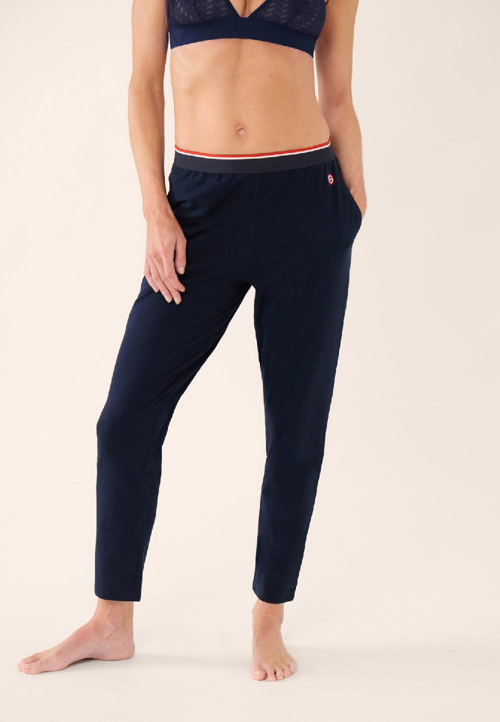 Le Slip Français Pantalon De Pyjama En Coton Chouchou Marine