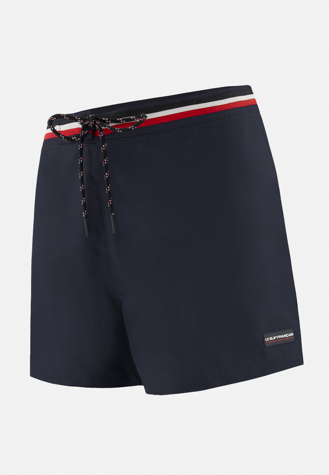 le slip français Short de bain court recyclé Cap Dark Blue