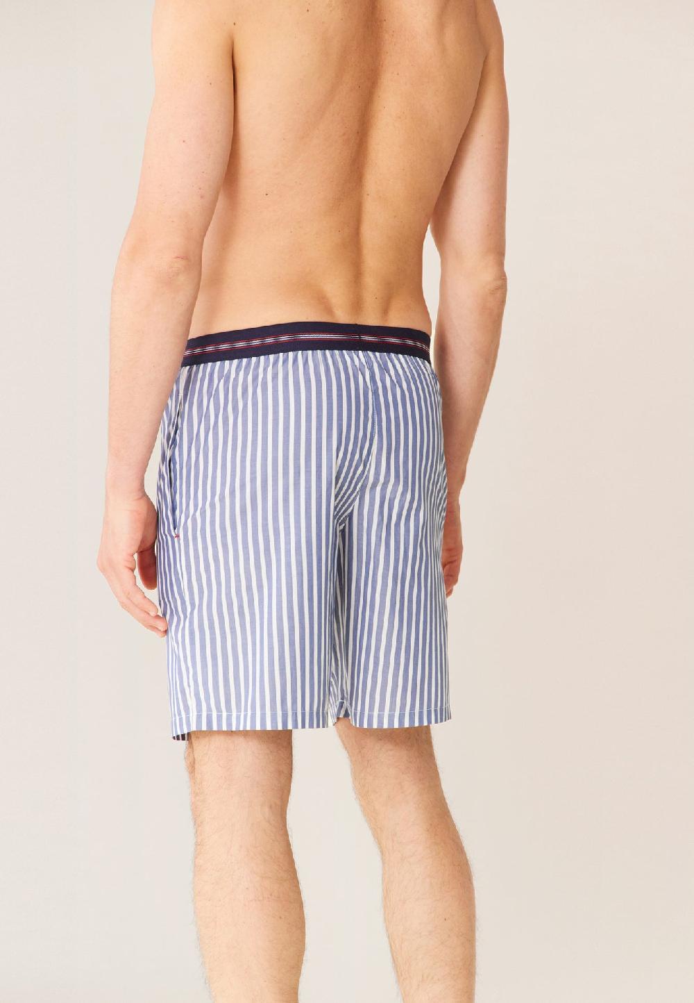Le Slip Français Short De Pyjama Orlando Sens Bleu Gris