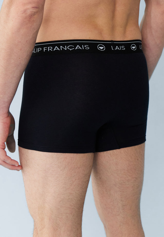 Le Slip Français Six Pack Boxers En Coton Pack 6 Boxer Redoutable Marine Noir Bleu Jean