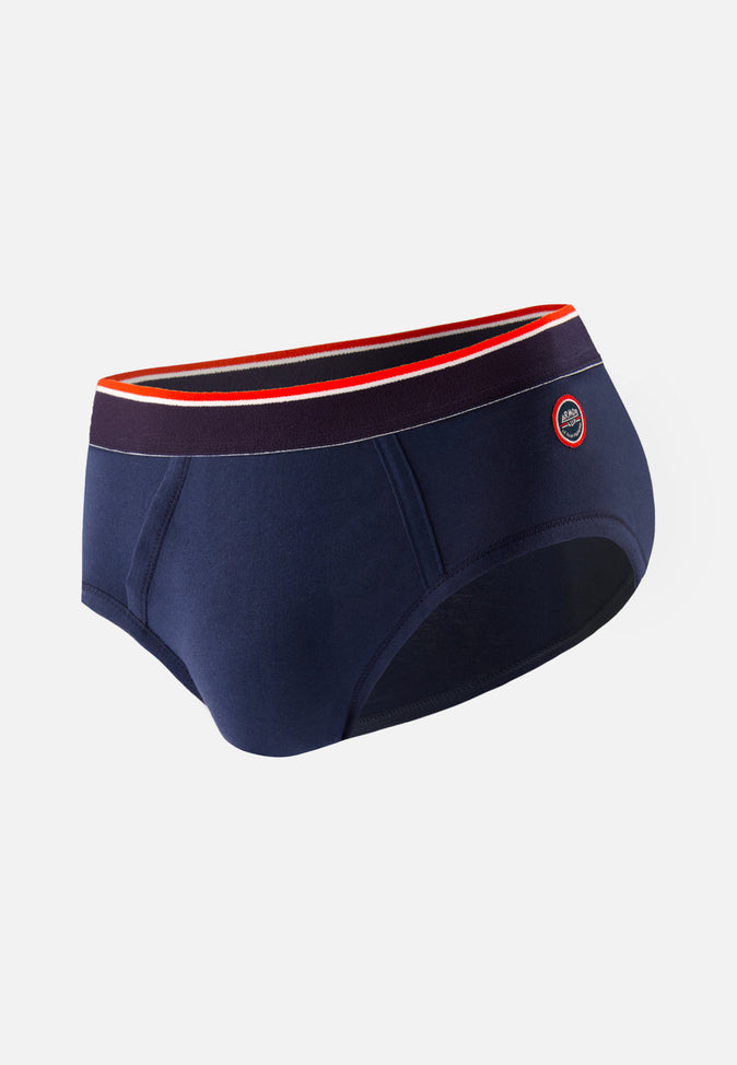 le slip français Slip en coton LSF x Armor Lux Ile Vierge Marine