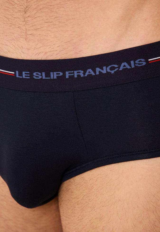 Le Slip Français Slip En Viscose Audacieux - Marine LSF