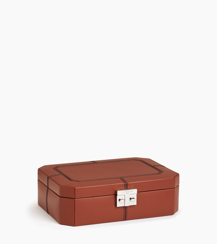 Le Tanneur Coffret 6 Montres Et Boutons De Manchettes En Cuir