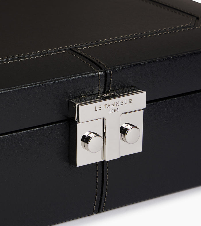 Le Tanneur Coffret 6 Montres Et Boutons De Manchettes En Cuir