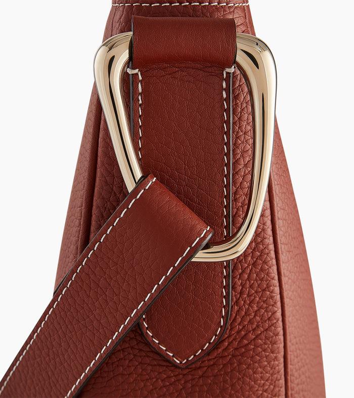 Le Tanneur Grand Sac Hobo En Cuir De Taurillon Grainé