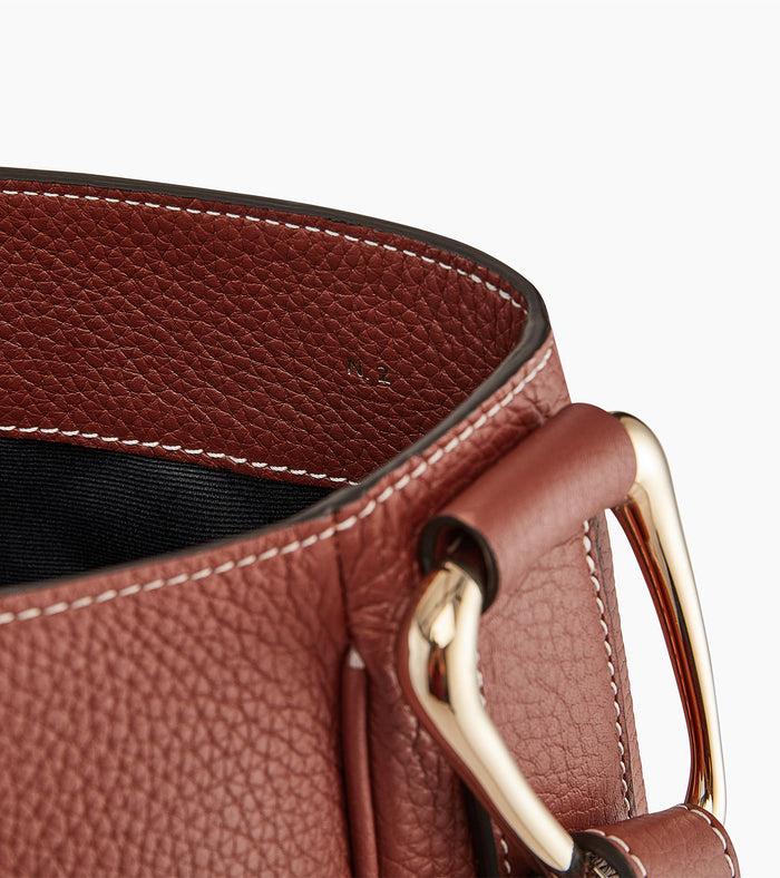 Le Tanneur Grand Sac Hobo En Cuir De Taurillon Grainé