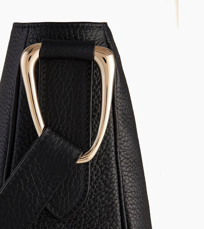 Le Tanneur Grand Sac Hobo En Cuir De Taurillon Grainé