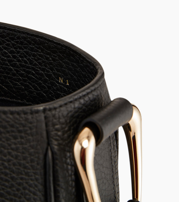 Le Tanneur Grand Sac Hobo En Cuir De Taurillon Grainé