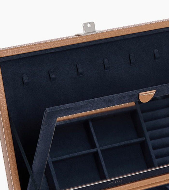 Le Tanneur Boite à Bijoux Moyen Modèle En Cuir