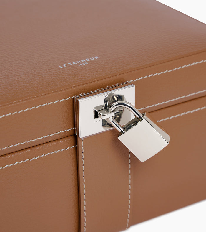 Le Tanneur Boite à Bijoux Moyen Modèle En Cuir
