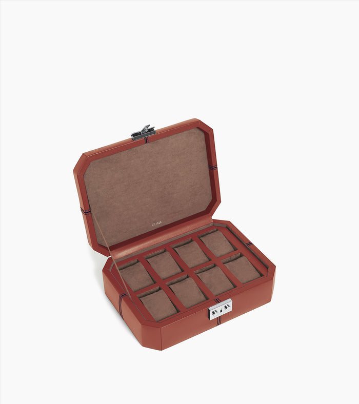 le tanneur coffret 8 montres fermoir t en cuir