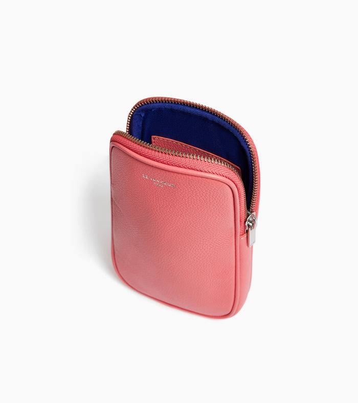 Le Tanneur Etui Téléphone En Cuir Grainé