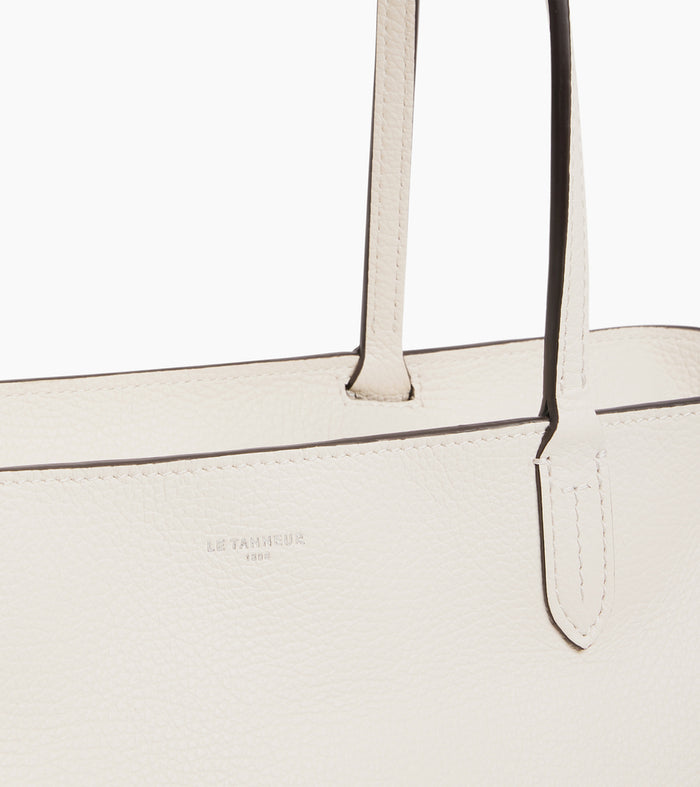 Le Tanneur Grand Sac Cabas En Cuir Grainé