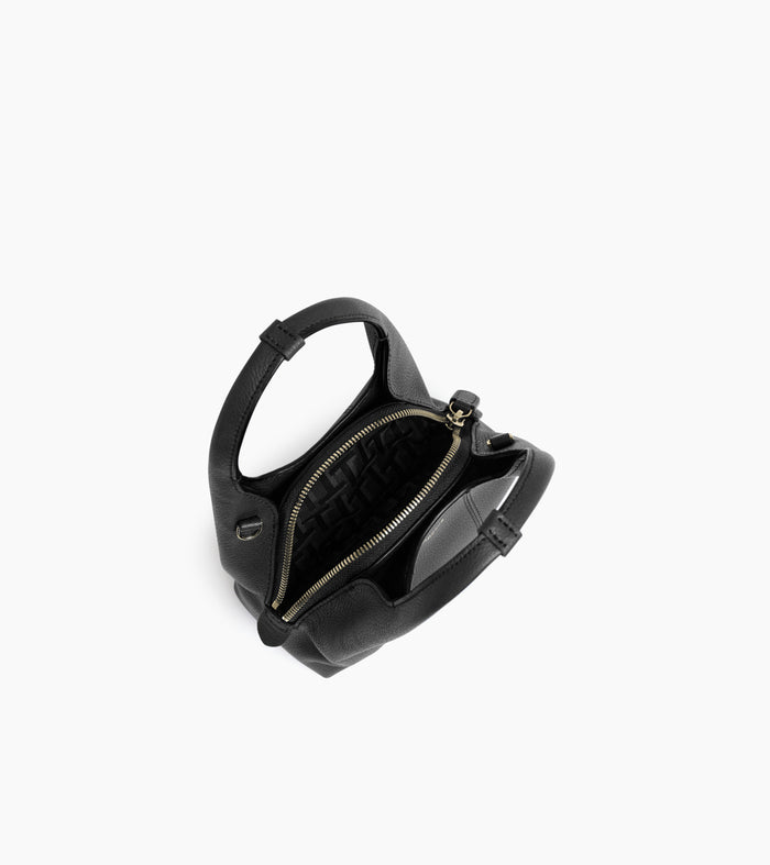 Le Tanneur Mini Sac à Main En Cuir Grainé