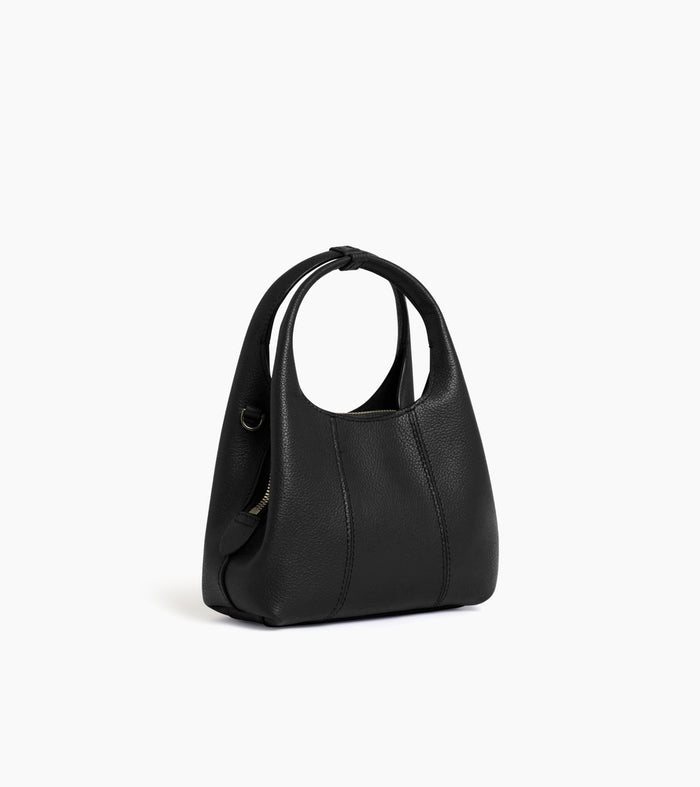 Le Tanneur Mini Sac à Main En Cuir Grainé