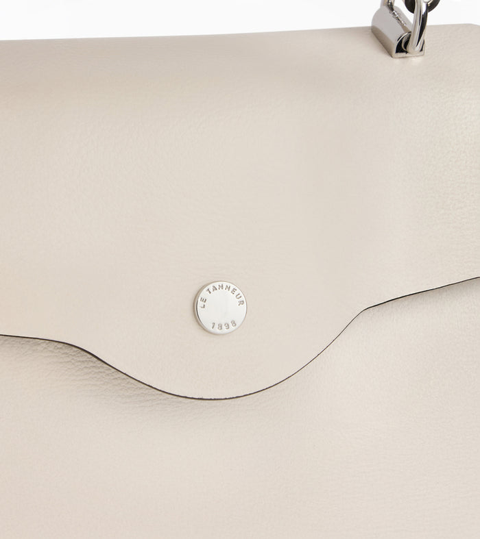 Le Tanneur Petit Sac à Main En Cuir Grain Chèvre