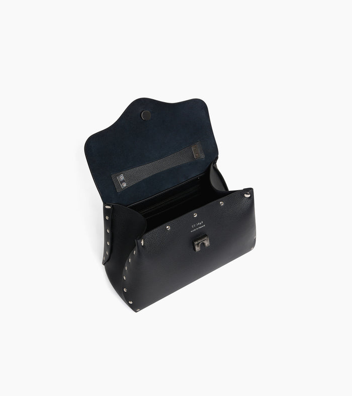 Le Tanneur Petit Sac à Main En Cuir Grain Chèvre