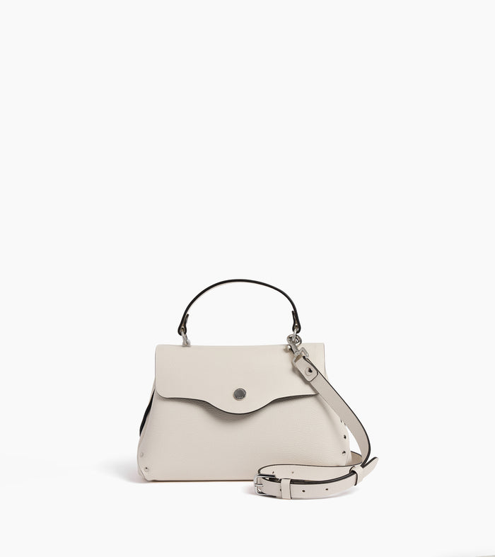 le tanneur petit sac à main en cuir grain chèvre