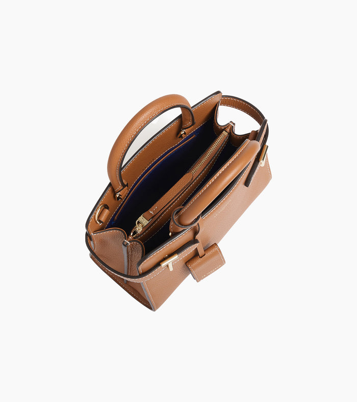 le Tanneur Petit Sac à Main En Cuir Grainé
