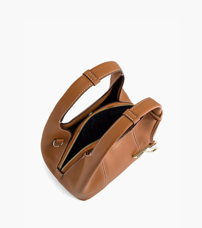 Le Tanneur Petit Sac à Main En Cuir Grainé