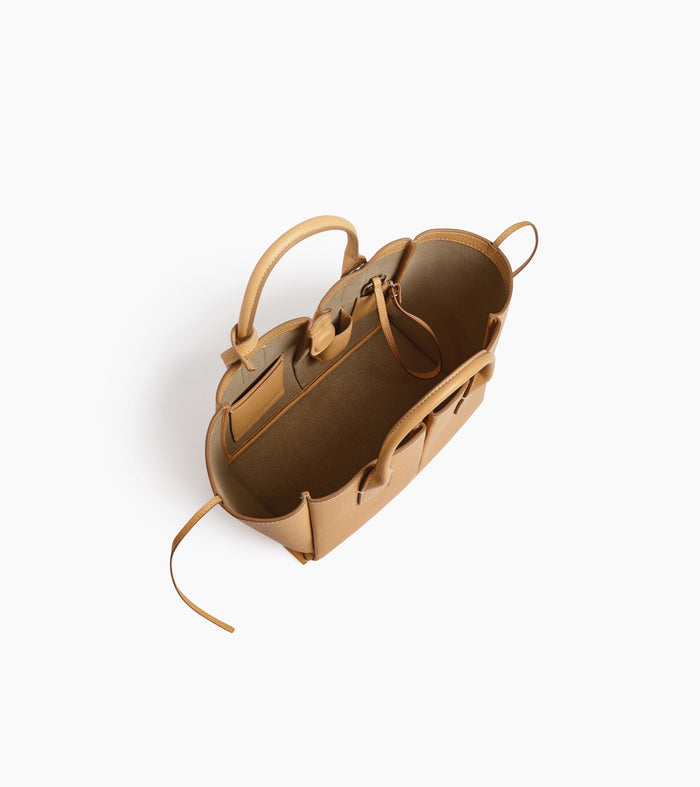 Le Tanneur Petit Sac à Main En Cuir Grainé