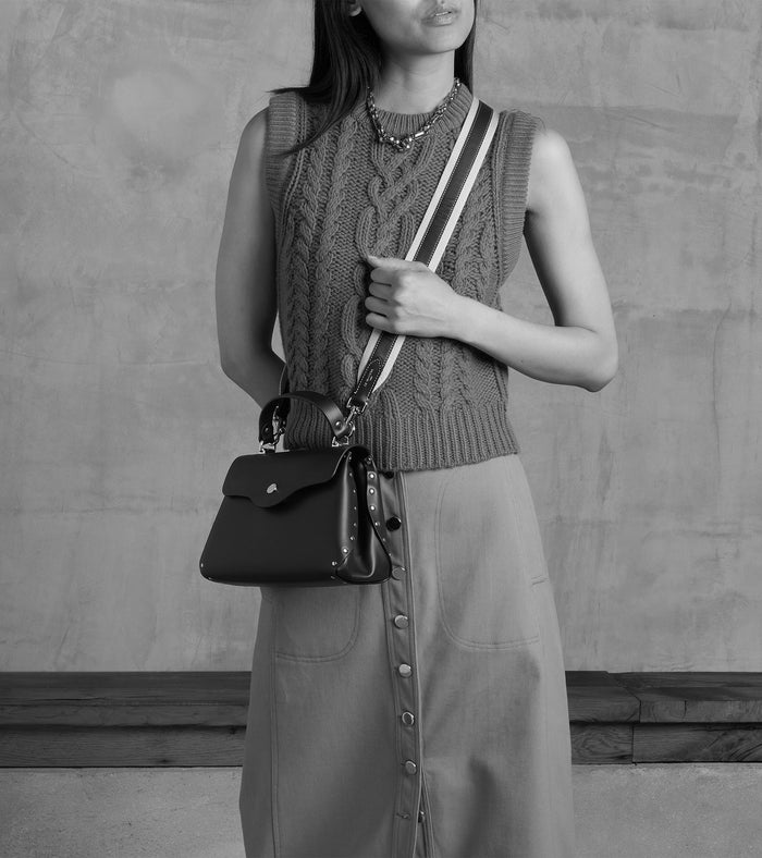 Le Tanneur Petit Sac à Main En Cuir Lisse