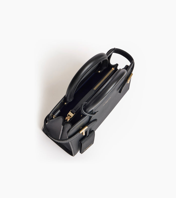 Le Tanneur Petit Sac à Main En Cuir Signature T