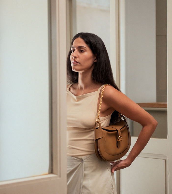 Le Tanneur Petit Sac Bandoulière En Cuir Lisse