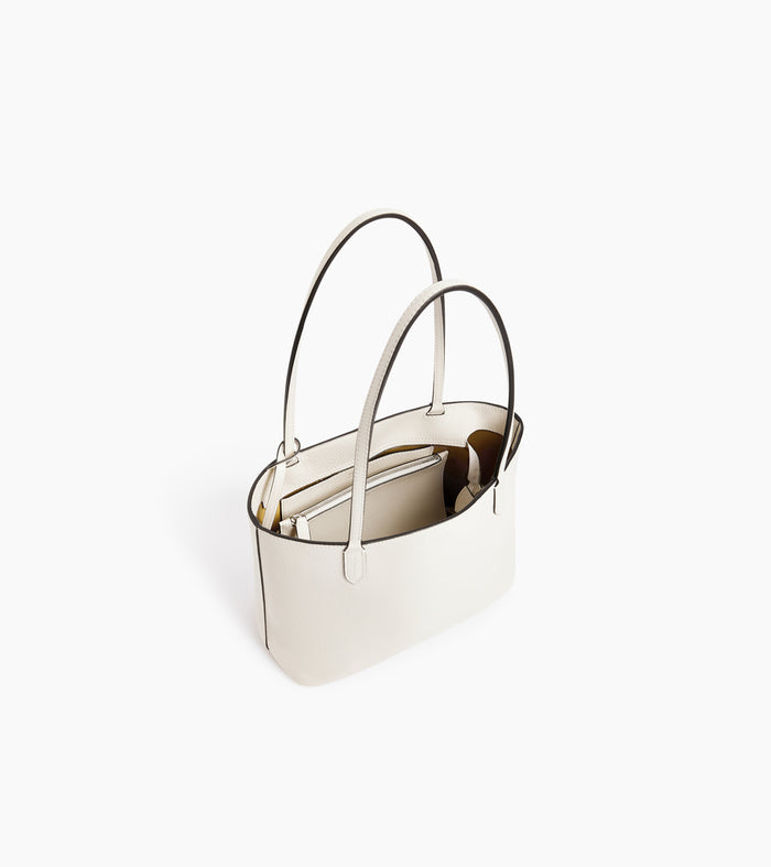 Le Tanneur Petit Sac Cabas En Cuir Grainé