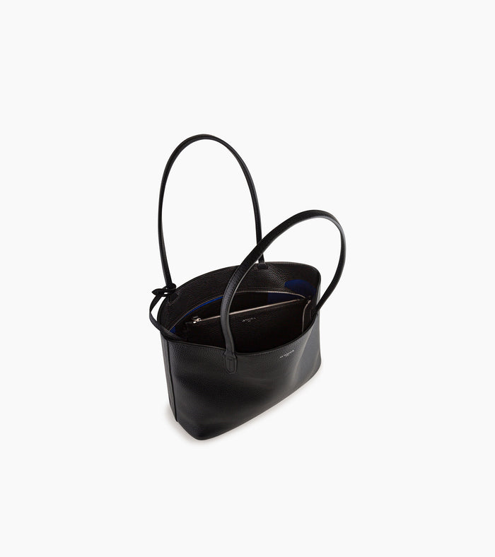 Le Tanneur Petit Sac Cabas En Cuir Grainé