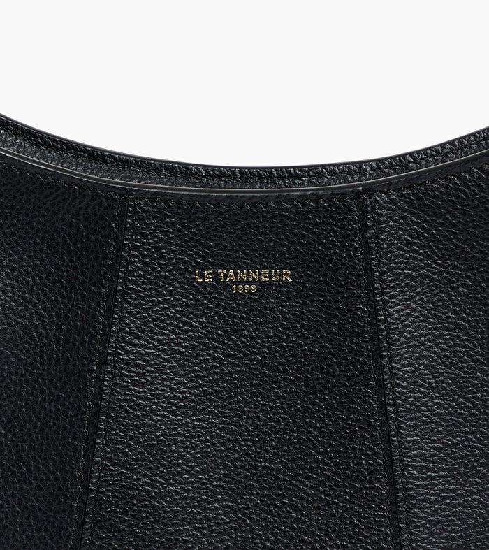 Le Tanneur Petit Sac Demi-lune En Cuir Grainé