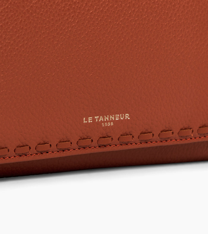 Le Tanneur Portefeuille En Cuir Grainé Et Lisse