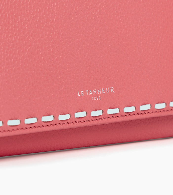 Le Tanneur Portefeuille En Cuir Grainé Et Lisse