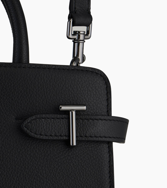 Le Tanneur Sac à Main Moyen Modèle En Cuir Grainé