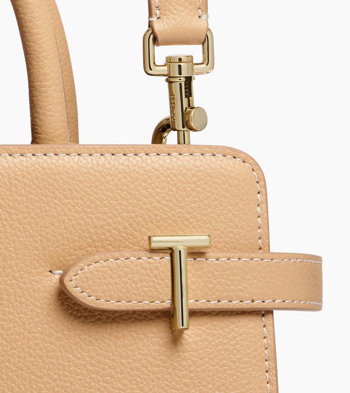 Le Tanneur Sac à Main Moyen Modèle En Cuir Grainé